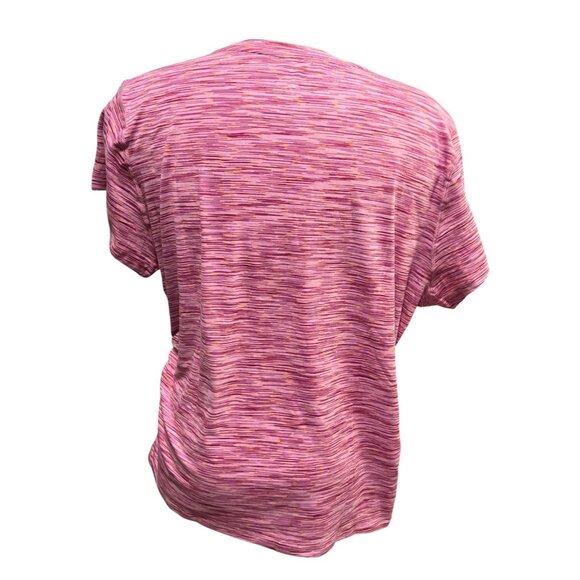 Champion Moisture Wicking Anti Odor Ruched Side Short Sleeve Active Top Sz 2XL W - Picture 6 of 9